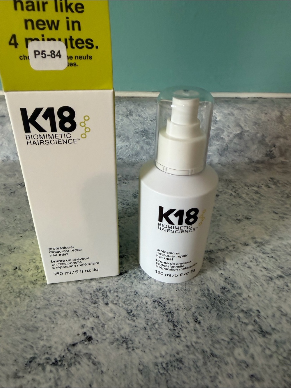 K18 Biomimetic HairScience Professional Repair Mist — White